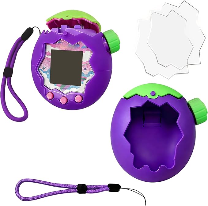 Silicone Cover for Tamagotchi Paradise, Case for Tamagotchi Paradise, Silicones Protective Slim Case with Lanyard Screen Protector Cover for Tamagotchis ParadiseChristmas Gifts for Boys or Girls