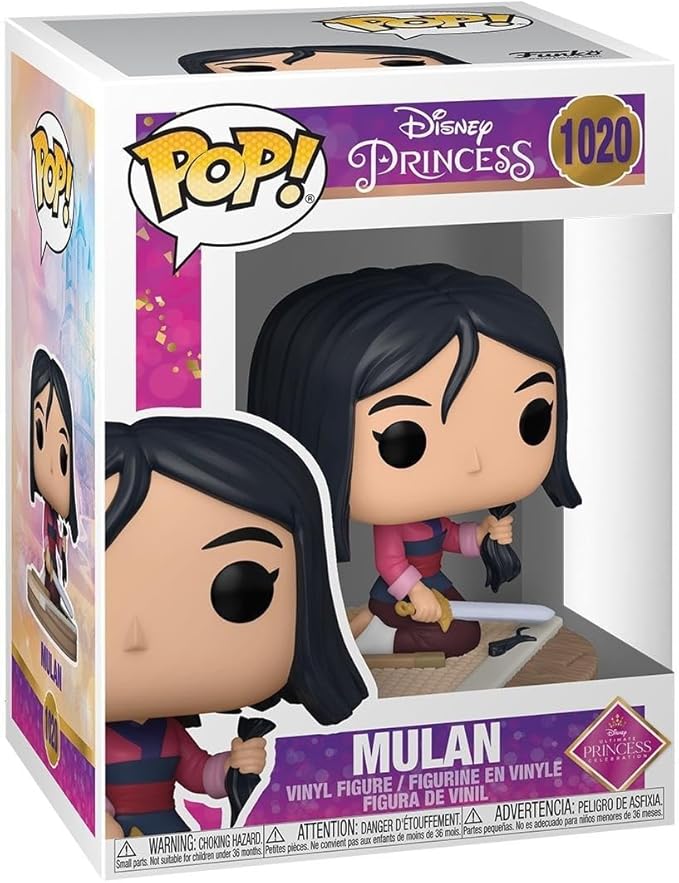 Funko POP! Disney: Ultimate Princess - Mulan - Disney Princesses - Collectable Vinyl Figure - Gift Idea - Official Merchandise - for Kids & Adults - Movies Fans - Model Figure for Collectors
