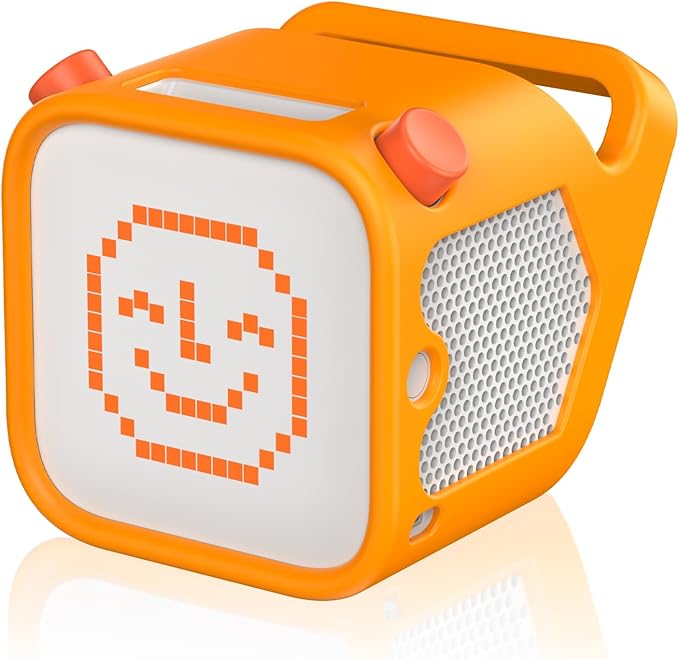 Silicone Case for Yoto Player (3rd Gen.), Anti-Slip Skin Cover,Orange