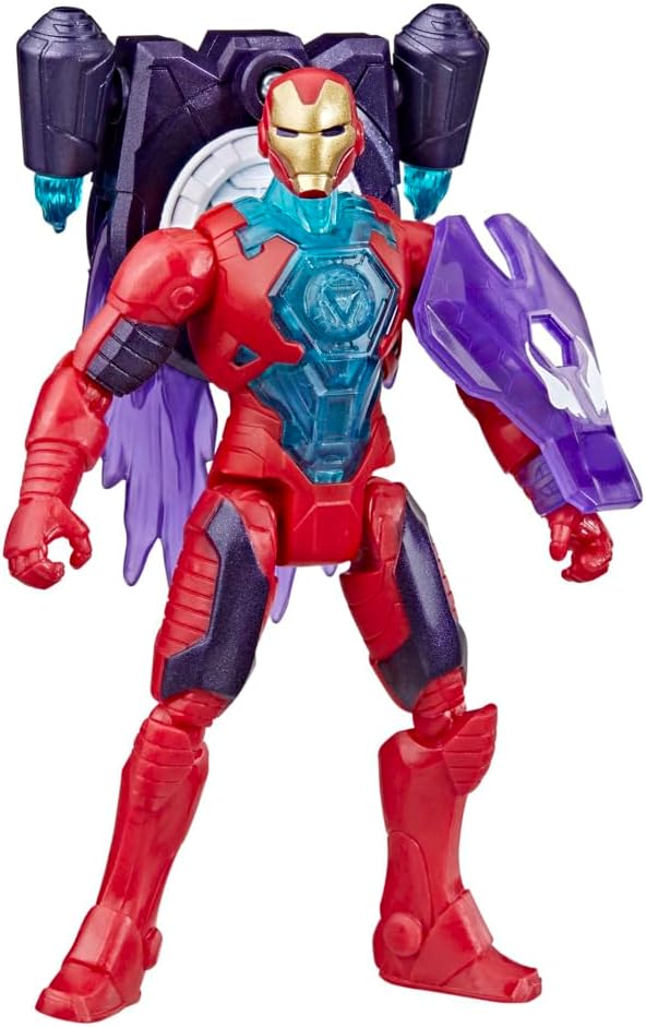 Marvel Avengers VenomVersus Epic World of Action Anti-Venom Iron Man Figure with Battle Gear Accessories, 4-Inch (10 cm) Super Hero Toys, Kids Ages 4+