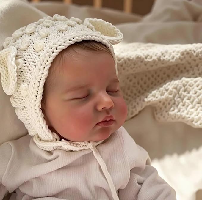 Anano Reborn Baby Dolls Silicone Full Body-20 in Realistic Baby Doll, Full Silicone Babys Doll Girl Posable, Real Lifelike Reborn Dolls Washable with Accessories
