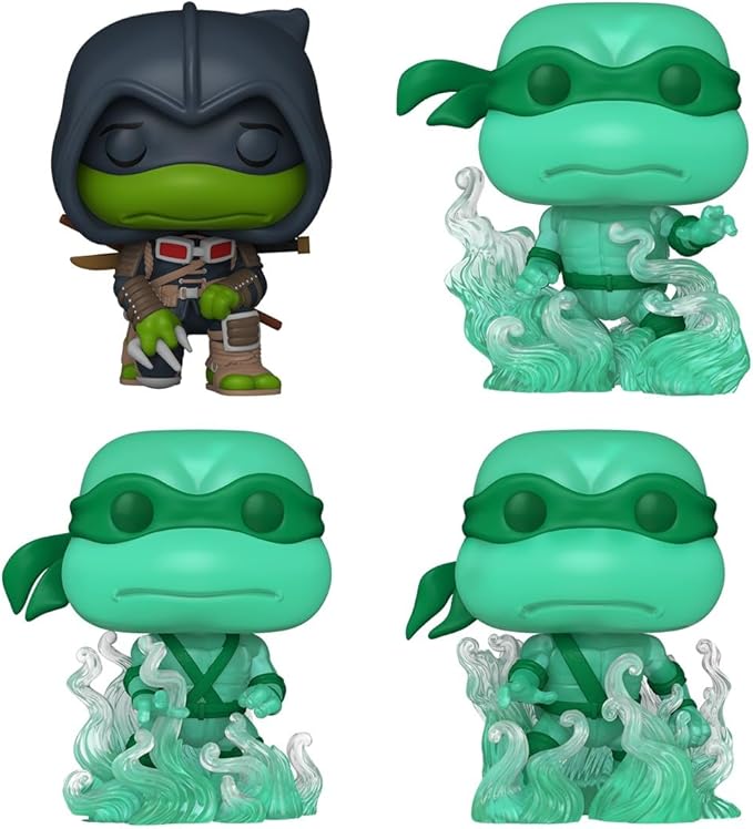 Funko Pop! Comics: Teenage Mutant Ninja Turtles (TMNT) The Last Ronin- Michelangelo - Brothers, 4-Pack - TMNT Comics - Amazon Exclusive - Collectable Vinyl Figure - Gift Idea - Official Merchandise