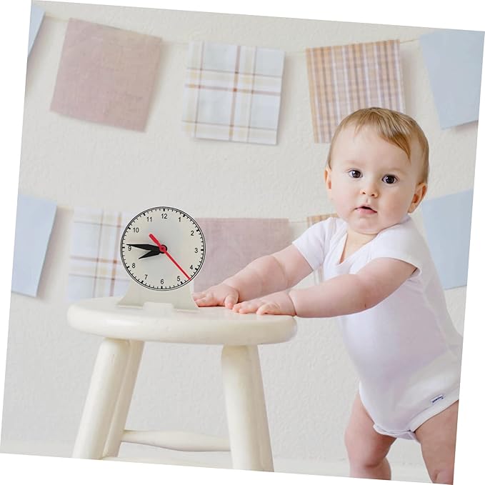 IMIKEYA Clock Learning Model Interactive Teaching Clock for Early Education Engaging Classroom Display Design for Telling Practice for Students and Homeschooling Activities