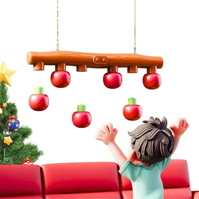 Upgrade Christmas Reflex Challenge Game, Catching Sticks Game, Hand Eye Coordination Training Toy, Christmas Reaction Time Training Toy for Kids and Adults