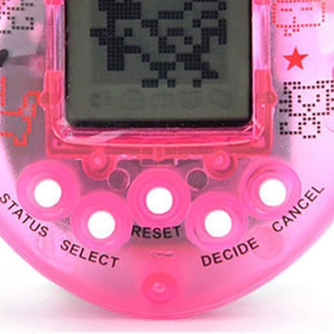 Mini Heart Shaped Pet Digital Toy - Handheld Virtual Electronic Pet Game Machine for Kids & Pet Lovers