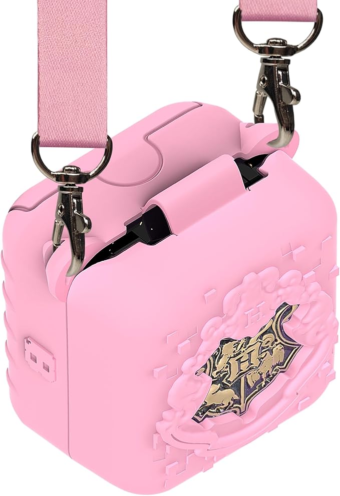 Silicone Case for Bitzee Harry Potter Interactive Digital Pet, Protective Cover for Harry Potter Bitzee Virtual Electronic Pets Accessories (Pink Case)