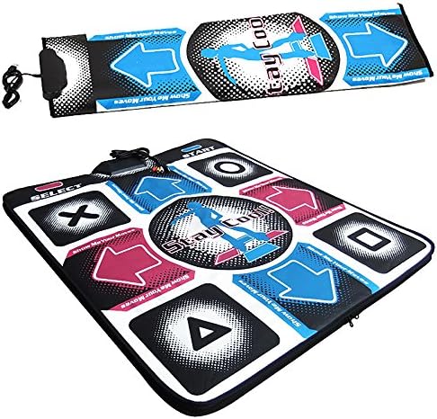 Non-Slip Dance Pad Dancing Mat, PC USB Dancing Mat Compatible for PC AV Video Game