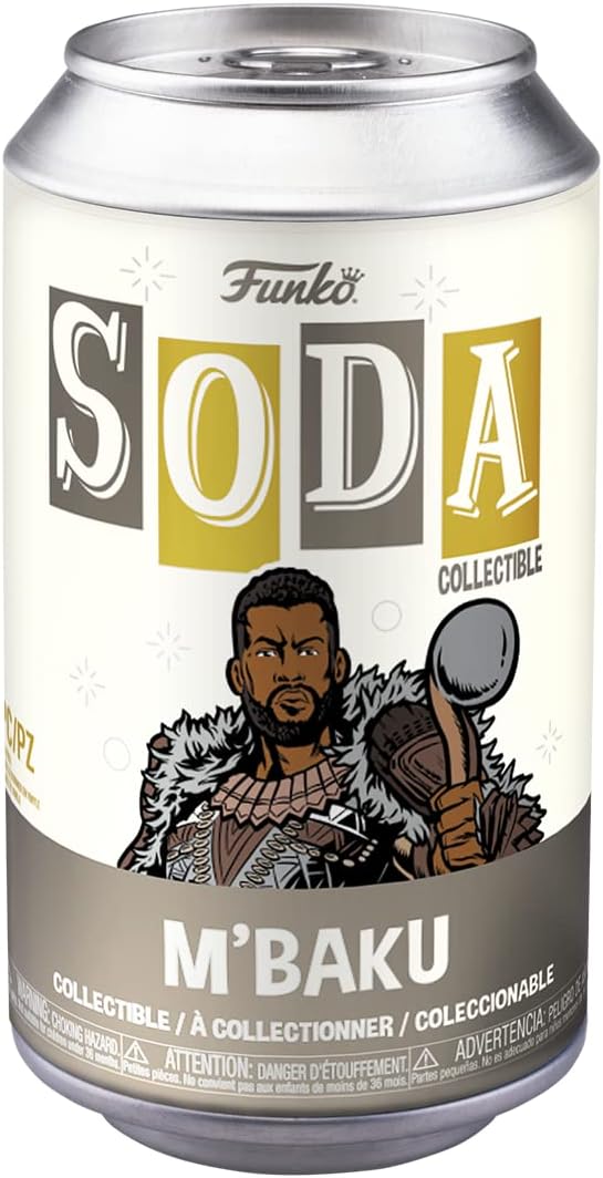 Funko Vinyl Soda: Black Panther Wakanda Forever - M'Baku - 1/6 Odds for Rare Chase Variant - (Styles May Vary) - Marvel Comics - Collectable Vinyl Figure - Gift Idea - Official Merchandise