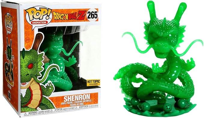 Funko Shenron (Hot Topic Exclusive) Deluxe POP! Animation Vinyl Figure & 1 POP! Compatible PET Plastic Protector Bundle [#265 / 39229]