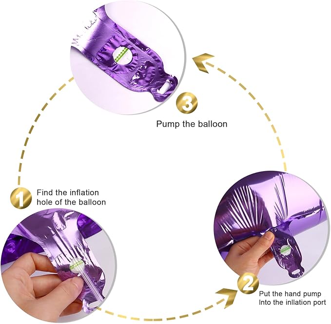 Purple 2026 Number Balloons, 40 Inch Balloon, New Years Eve Decorations, Balloons for New Years Eve Party Supplies 2026, Graduation Decoration, 2 6 20 26 Birthday Parties