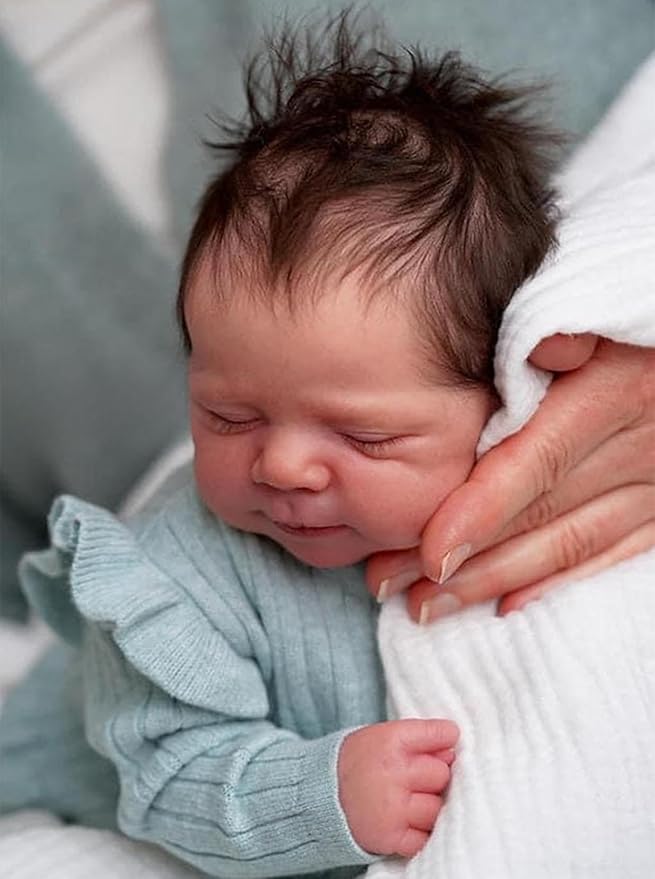 Anano Reborn Baby Dolls 18 Inch Realistic Newborn Sleeping Baby Dolls Girls That Look Real Lifelike Preemie Babies Alive Soft Silicone Reborn Infant Dolls
