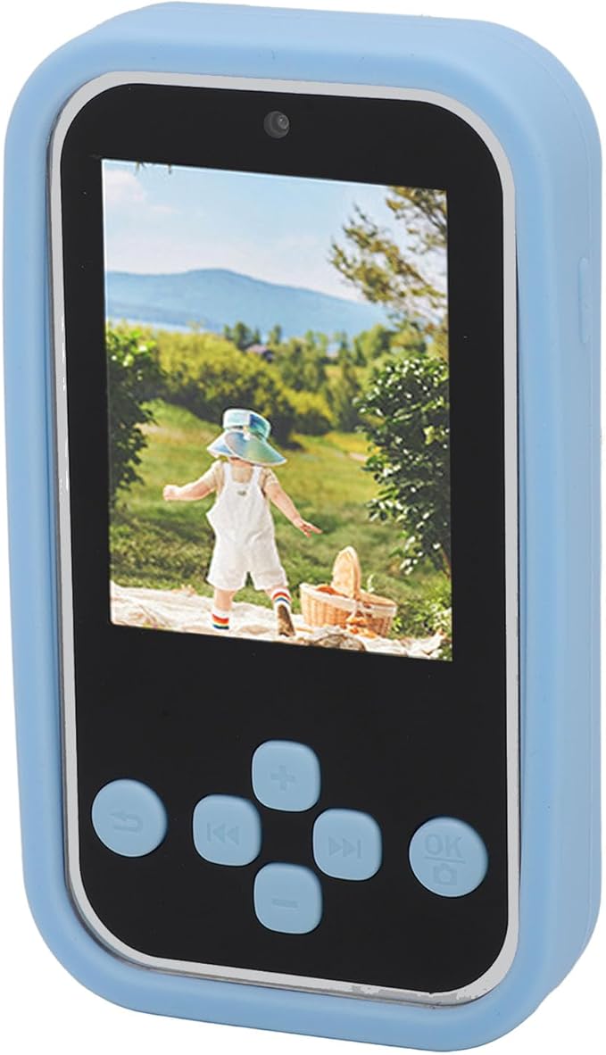 1080P, High Definition 48MP Digital Camera Camera 2.4inch Display Multifunctional Music Player Electronic Books for Child ation (Blue)