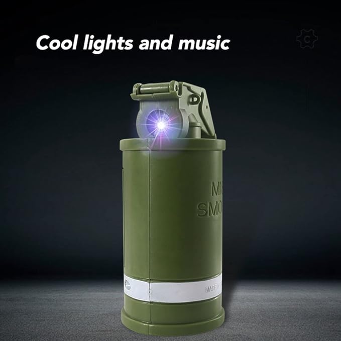 Luqeeg Handheld Smoke Bomb Smoke Machine Toys, Fun Cool Simulation Lights and Music Electric Fog Machine Handheld Sprayer Toys for Kids