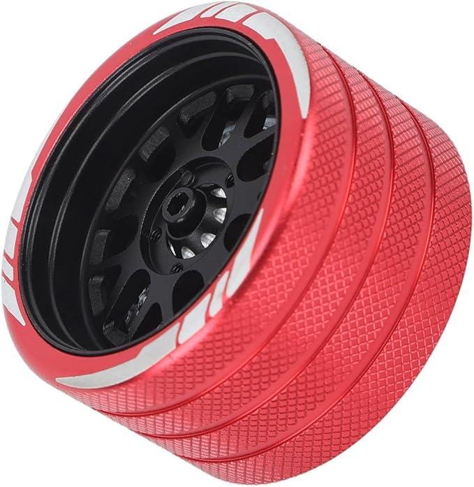 Acouto Lightweight Aluminum Alloy Remote Control Handwheel with Simulation Disc for NB4 RC Car - Enhance Performance & (B Type)