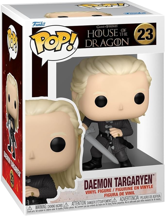 Funko Pop Television: House of The Dragon – Daemon Targaryen - Collectable Vinyl Figure - Gift Idea - Official Merchandise - Toys for Kids & Adults - Fantasy Fans
