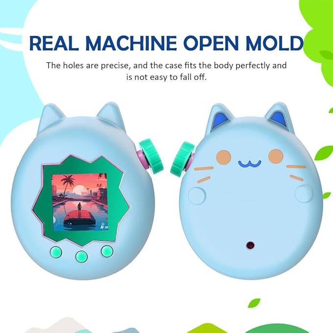 Protective Case for Tamagotchi Paradise, Cute Silicone Cover for Kids, Evolved Electronic Pet Toy Skin Shell Case, Soft Film Anti-Scratch, Ultra-Thin Full Protective Case Cover