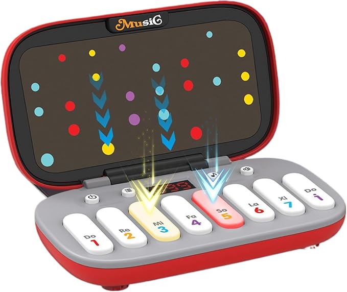 Rhythm Game Keyboard,Rhythm Game Machine | Electronic Toy for Improving Reaction Speed Teens Kids Children Adults Girls Birthday Travel Family Fun Entertainment