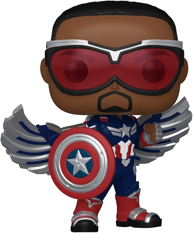 Funko Pop Marvel: Captain America: Brave New World - Captain America - Collectable Vinyl Figure - Gift Idea - Official Merchandise - Toys for Kids & Adults - Superheroes Fans