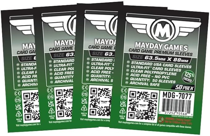 Mayday Games The Dragon & Flagon Game Accessory - Premium Card Sleeve Bundle