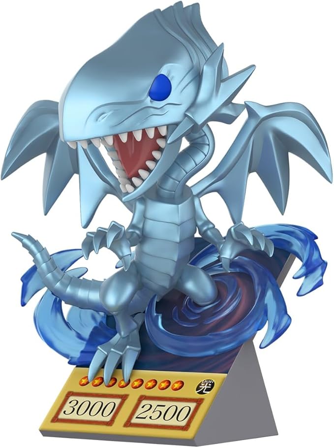 Funko Pop! Premium: Yu-Gi-Oh - Blue-Eyes White Dragon (Card) - Collectable Vinyl Figure - Gift Idea - Official Merchandise - Toys for Kids & Adults