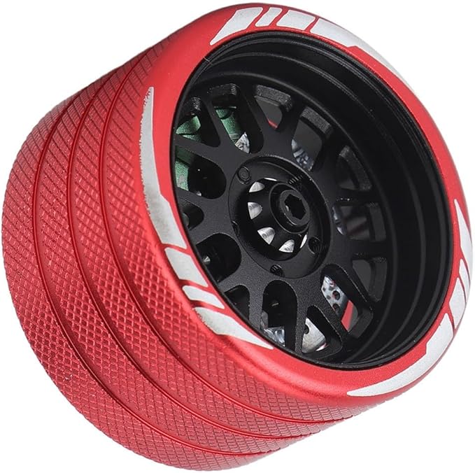 Lightweight Aluminum Alloy Remote Control Handwheel with Simulation Disc for NB4 RC Car - Enhance Performance & (A Type)