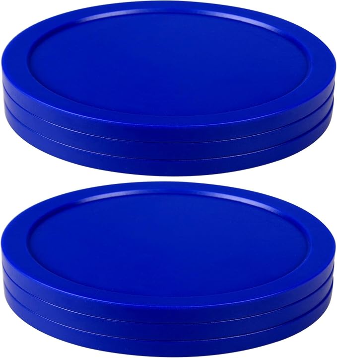 ONE250 3 1/4 inch Air Hockey Pucks, Full Size Goal Packs Replacement Accessories for Game Tables (6 Pcs)