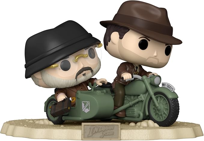 Funko POP! Ride Super Deluxe: Indiana Jones and The Last Crusade - Indiana Jones - Indiana Jones & Henry Jones Sr - Collectable Vinyl Figure - Gift Idea - Official Merchandise - for Kids & Adults