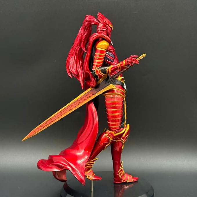 Igris Figure Statue Red Gold Edging Anime Figurine PVC Model 9.45" Standing Pose Sung Jin Woo Action Figures Desktop Collections