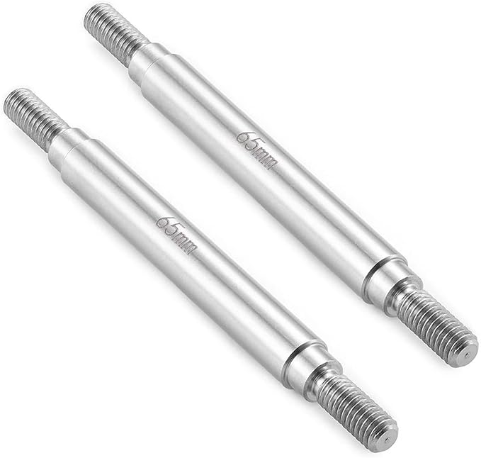 RC Spare Part for Axial for SCX10 II 90046 for TRX-4 D90 1/10 Linkage Set Link Rod M4 6x50-155mm RC Crawler Car Upgrade Parts Modification Accessories(65mm)