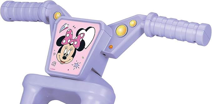 Daniel Tiger's Neighborhood Minnie Ride-On 10" Fly Wheels Junior Cruiser Tricycle with Sounds - Toddler Bike Trike, Ages 2-4