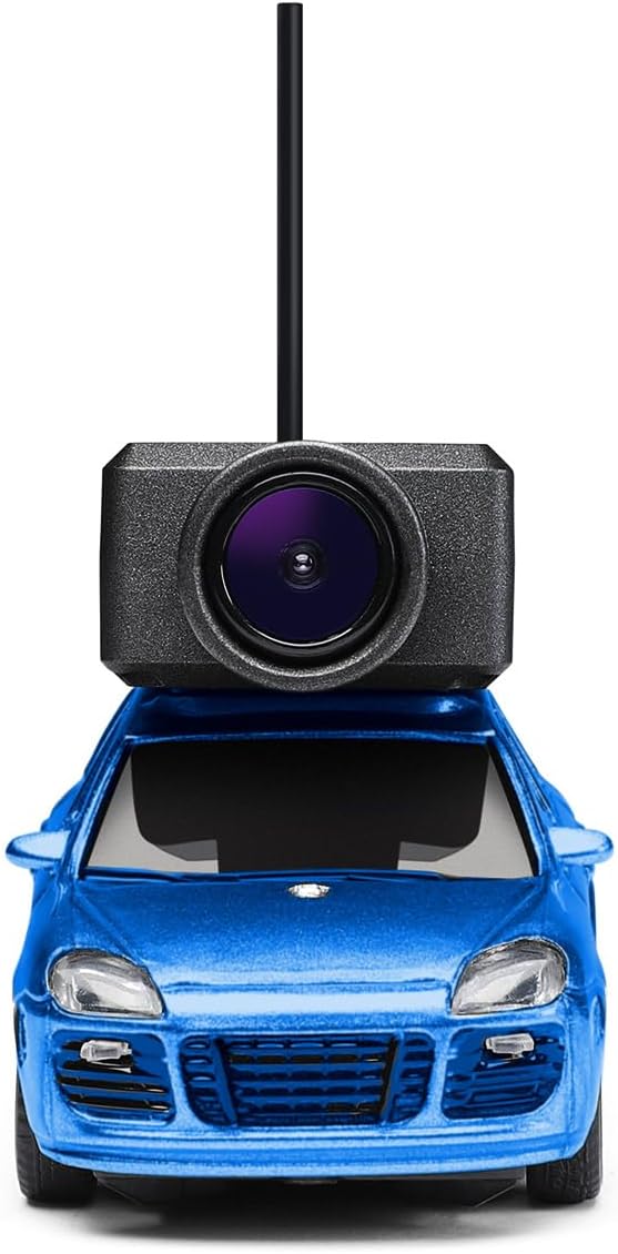 Mini RC Car with Camera, 1/64 Scale APP-Controlled Fully Proportional FPV Remote Control Racing Car with Gyro and Underbody Lighting, Gifts for Vehicle Lover