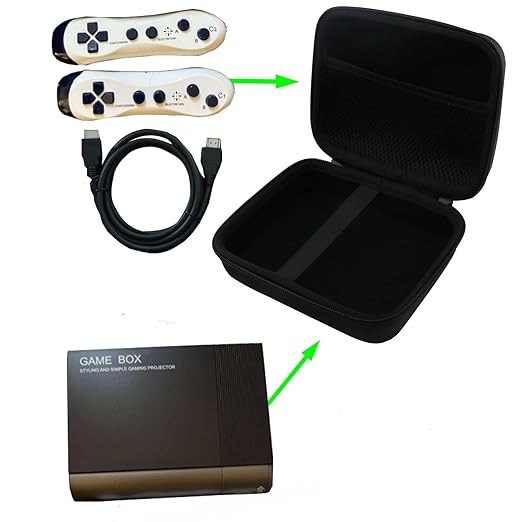 WERJIA Hard Case Compatible with AR Motion Gaming Console for Kids & Families - Plug & Play Video Game System（Case Only）