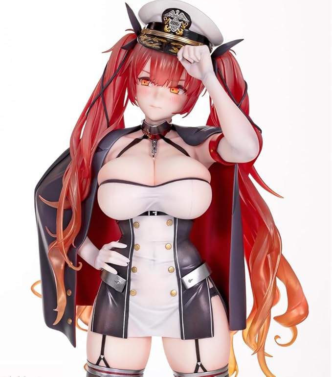 USS Honolulu Figure Uniform Girl Anime Figurine Model 26cm Standing Pose USS Honolulu Action Figure Collectible Statue Desktop Decoration