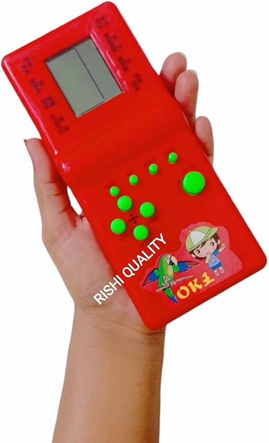 Rishi Quality Presents Handheld Brick Game for Kids, Little Kids 9999 in 1 Video Game. Video Game for Birthday Return Gift, Rakshabandhan Gift. (Colour May Vary)