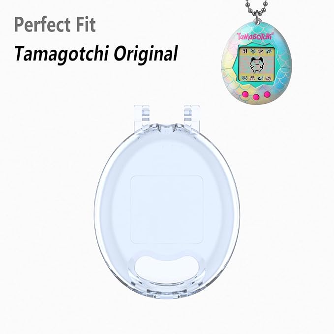Geiomoo PC Case for Tamagotchi Original Digital Pet, Soft Flexible Scratch Resistant Protective Cover (Blue)