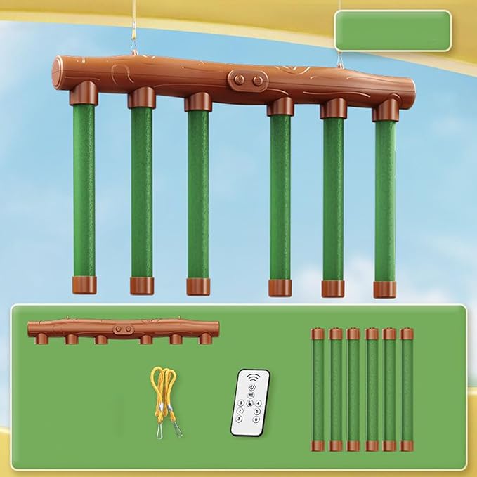 Hand Speed Challenge Game Electronic Provides Thrilling, Real-time Physical Challenge Adjustable Speed Fun Toy - Remote Control Catching Sticks Game Reaction Training Toy for Kids 3 + Years Old