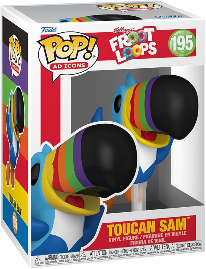 Funko POP! Ad Icons: Kelloggs - Toucan Sam Flying - Collectable Vinyl Figure - Gift Idea - Official Merchandise - for Kids & Adults - Ad Icons Fans - Model Figure for Collectors and Display