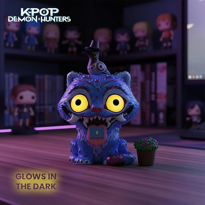 POP Funko Anime: Kpop Demon Hunters - Derpy with Sussie (Glow-in-The-Dark) Vinyl Figure (Bundled with Compatible Box Protector Case), Multicolor, 3.75 Inches