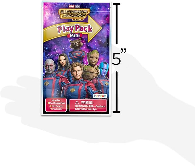 Marvel Guardians Of The Galaxy Mini Party Favors Set for Kids - Bundle with 24 Mini Guardians Of The Galaxy Grab n Go Play Packs with Coloring Pages, Stickers and More (Birthday Party Supplies)