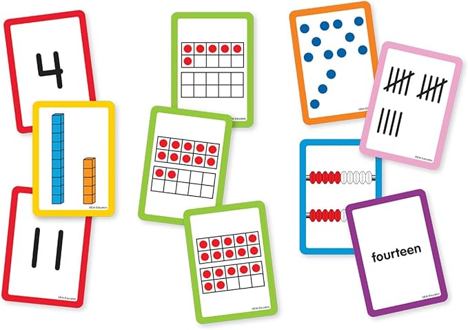 EAI Education Counting 0 to 20 Flash Cards