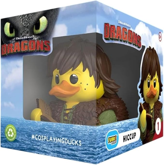 TUBBZ Boxed Edition: How to Train Your Dragon - Hiccup Cosplaying Rubber Duck Vinyl Figure