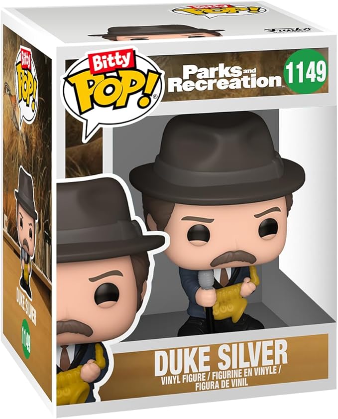 Funko Bitty POP! Parks & Recreation - 4 Pack - Bitty POP! Andy As Princess Rainbow Sparkle, Bitty POP! Duke Silver, Bitty POP! April Ludgate, and a Mystery Bitty POP! Figure - 0.9 Inch (2.2 Cm)