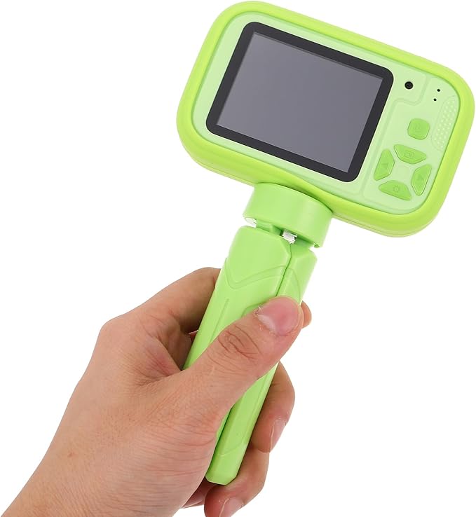 Toyvian Camera Dual Lens Digital Photo and Video Camera for Boys with 2.4-inch IPS Screen Portable Starter for Travel and Birthday