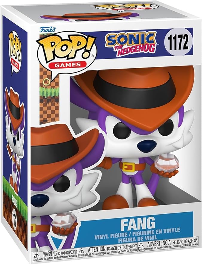 Funko Pop! Games: Sonic The Hedgehog - Fang - Collectable Vinyl Figure - Gift Idea - Official Merchandise - Toys for Kids & Adults - Video Games Fans - Model Figure for Collectors
