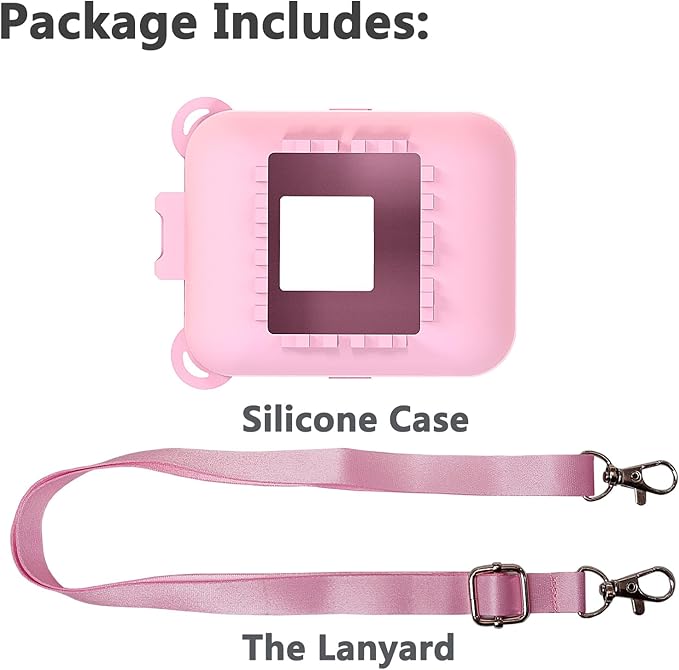 JCHPINE Silicone Cover Case for Bitzee Interactive Digital Pet and Case, Protective Skin Sleeve for Bitzee Virtual Electronic Pets Accessories (for Original 15 Animals) (Pink)