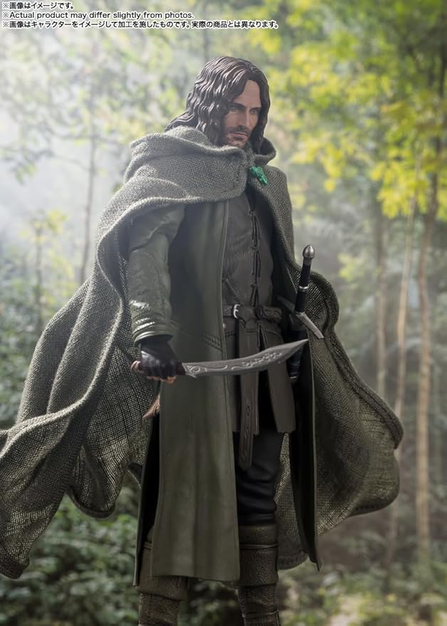 TAMASHII NATIONS - The Lord of The Rings - Aragorn (The Lord of The Rings: The Fellowship of The Ring) S.H.Figuarts Action Figure