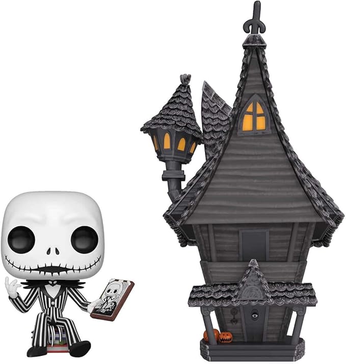 Funko 42599 POP. Vinyl: Town: Nightmare Before Christmas Jack's House W Collectible Figure, Multicolour, us one-Size