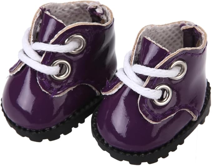 3 Pairs of Doll Shoes Suitable for 17cm Dolls, 3 Colors Suitable for Different Clothing Styles, 17cm Doll Accessories (Colors E)
