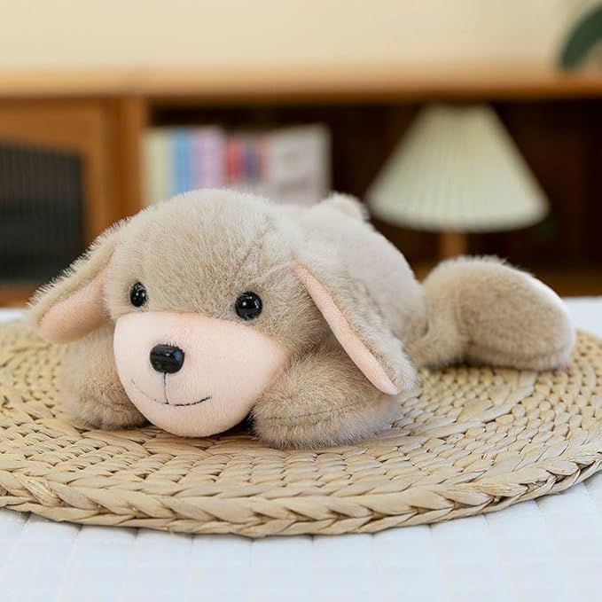 Dog Stuffed Animal Cute Plush Doll Toy 7 inch for Girls Boys Christmas (pa Yellow Dog)