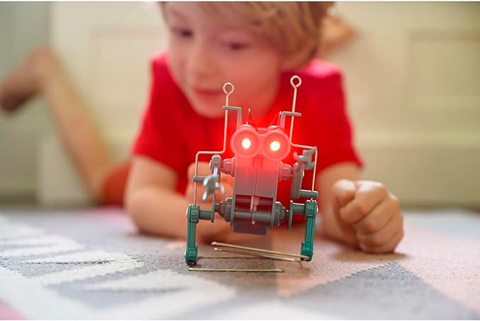 4M Kidz Robotix-Wacky Walking Robot, Science and Activity Kit for Boys and Girls 8-14 Years, STEM Kit, Educational Fun Science